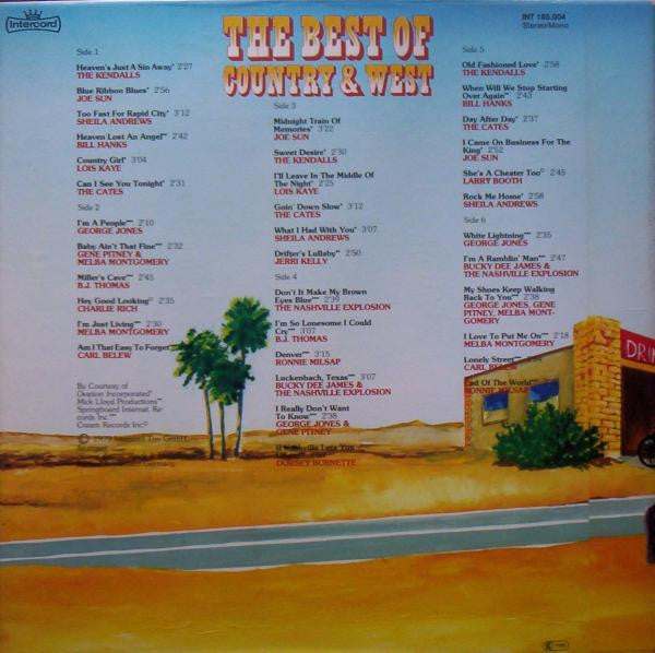 Various : The Best Of Country & West (3xLP, Comp + Box)