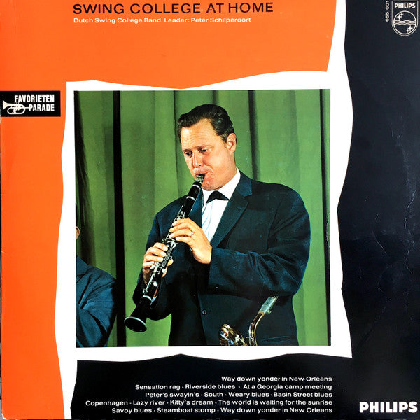 The Dutch Swing College Band : Swing College At Home (LP, RP)