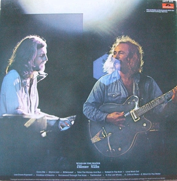 David Crosby Graham Nash* : Wind On The Water (LP, Album)