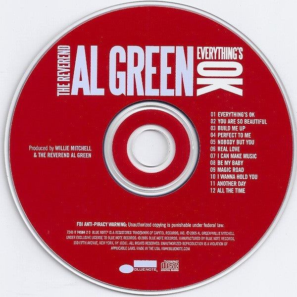 Al Green : Everything's OK (CD, Album)