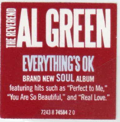 Al Green : Everything's OK (CD, Album)