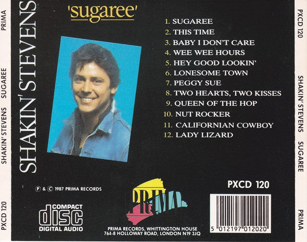 Shakin' Stevens And The Sunsets : Sugaree (CD, Album, Comp)