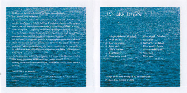 Jan Akkerman : Jan Akkerman 3 (CD, Album, RE)