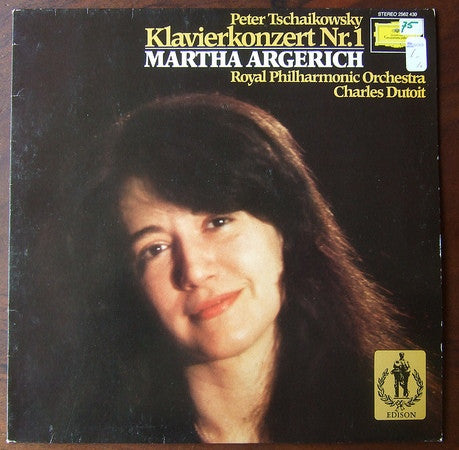 Pyotr Ilyich Tchaikovsky - Martha Argerich, The Royal Philharmonic Orchestra, Charles Dutoit : Klavierkonzert Nr. 1 (LP, Album, RE)