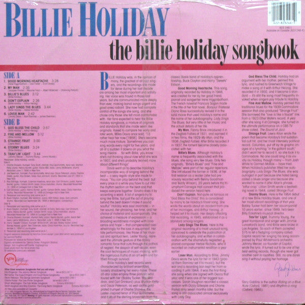 Billie Holiday : The Billie Holiday Songbook (LP, Comp)