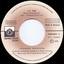 Robert Gordon (2) : Fire (7", Single)