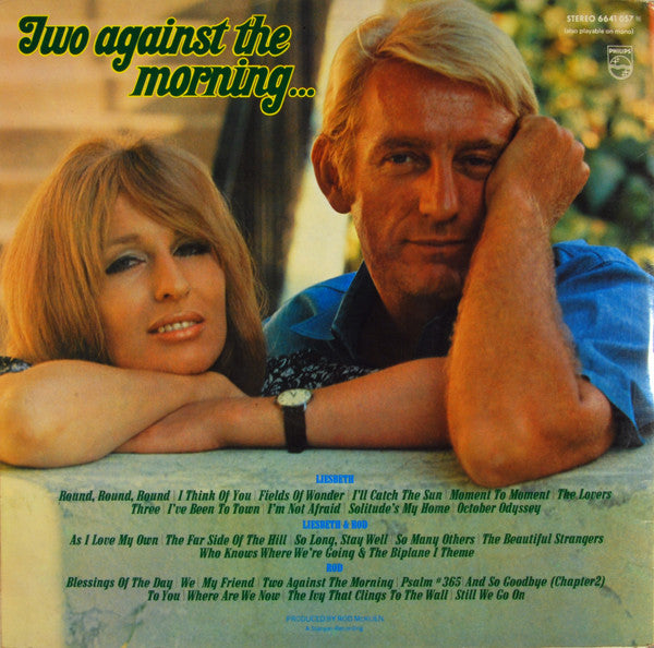 Liesbeth List & Rod McKuen : Two Against The Morning... (2xLP, Album, Gat)