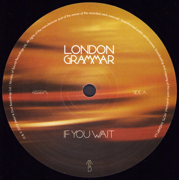 London Grammar : If You Wait (2xLP, Album, Gat)