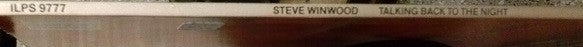 Steve Winwood : Talking Back To The Night (LP, Album, Jac)