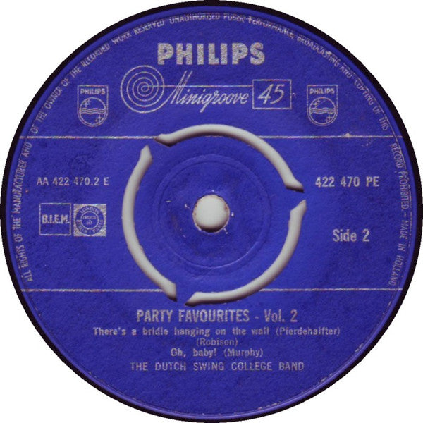 The Dutch Swing College Band : Party Favourites - 2 (7", EP, 3-P)