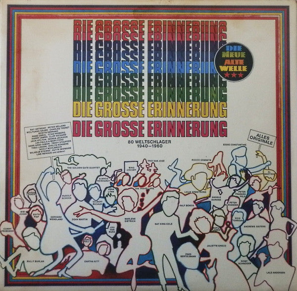 Various : Die Grosse Erinnerung (3xLP, Comp, Gat)