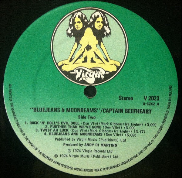 Captain Beefheart And The Magic Band : Bluejeans & Moonbeams (LP, Album, Two)