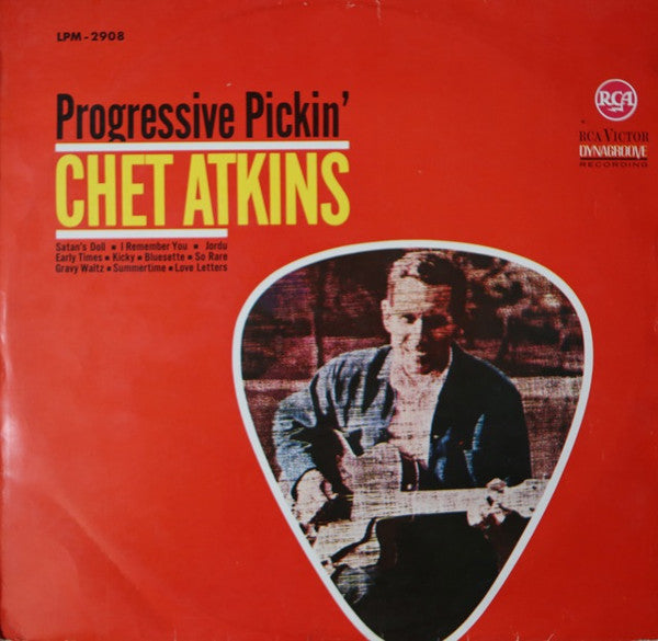 Chet Atkins : Progressive Pickin' (LP, Album, Mono)