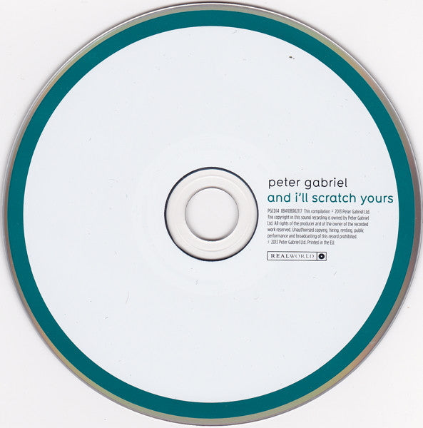 Peter Gabriel : And I'll Scratch Yours (CD, Album)