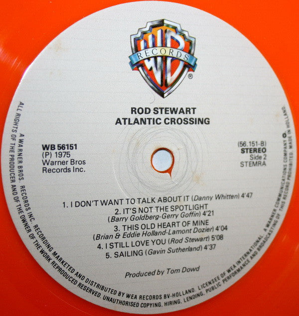 Rod Stewart : Atlantic Crossing (LP, Album, Ltd, RE, Ora)
