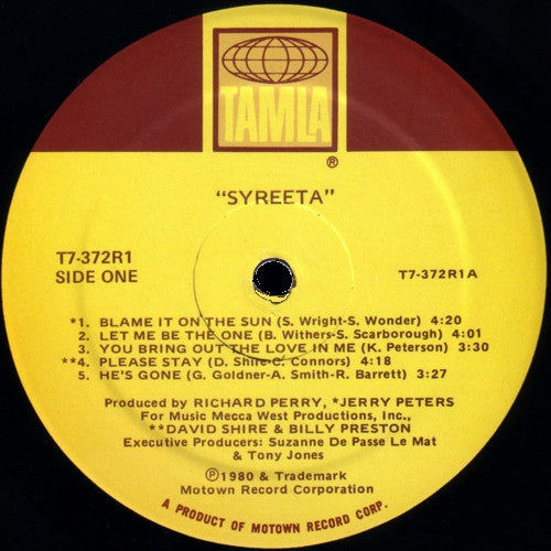 Syreeta : Syreeta (LP, Album)