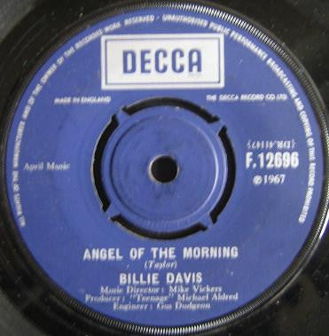 Billie Davis : Angel Of The Morning (7", Single)