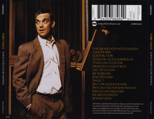 Robbie Williams : Swing When You're Winning (CD, Album)