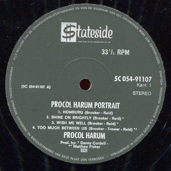 Procol Harum : Procol Harum Portrait (LP, Comp, Fli)