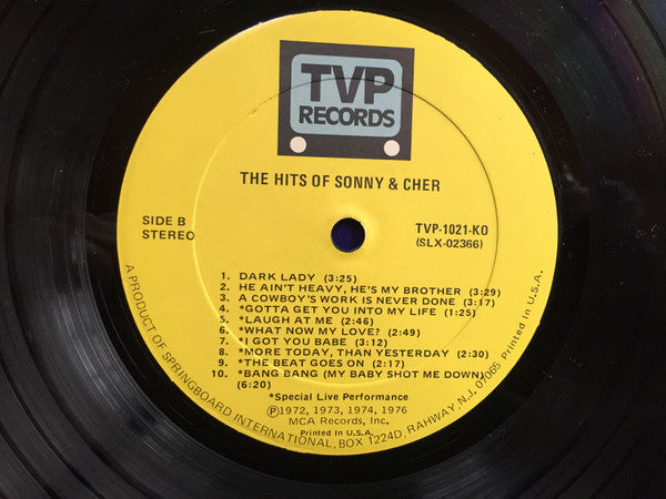 Sonny & Cher : The Hits Of Sonny & Cher (LP, Comp)