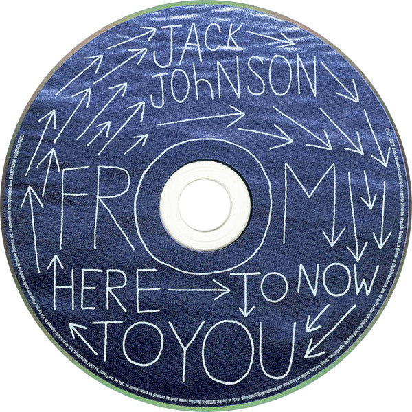 Jack Johnson : From Here To Now To You (CD, Album, Gat)