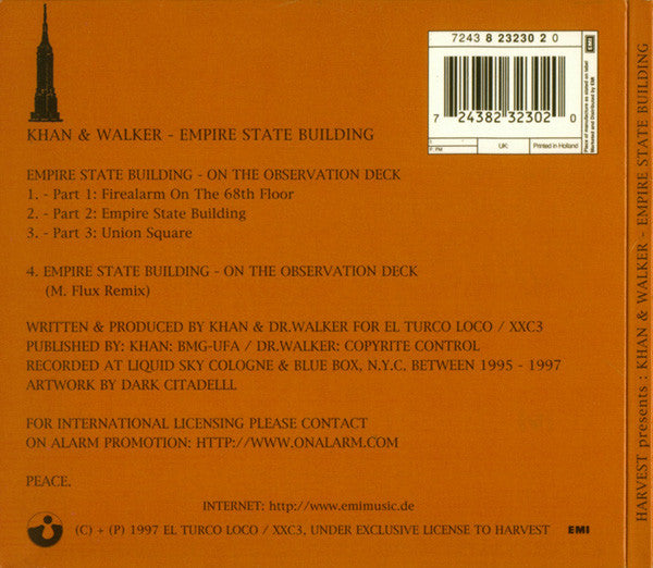 Khan & Walker - Empire State Building (CD) - Discords.nl