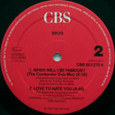 Bros - When Will I Be Famous? (12-inch) - Discords.nl