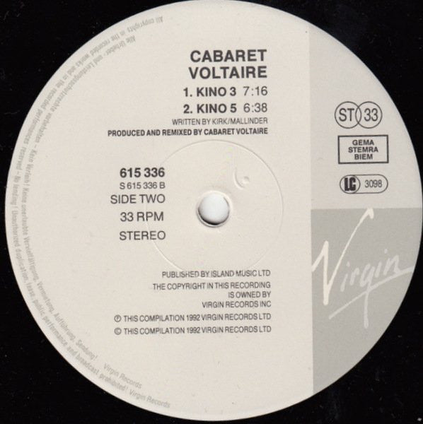 1992 Cabaret Voltaire I Want You Kino - その他