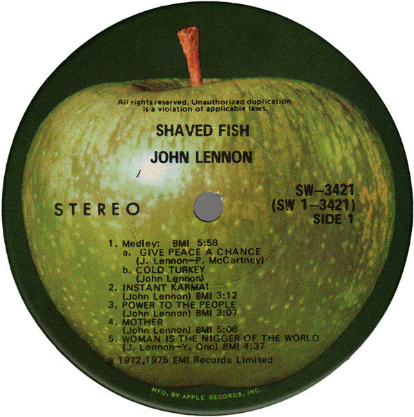 John Lennon, John Lennon, Plastic Ono Band, The - Shaved Fish (LP Tweedehands) - Discords.nl