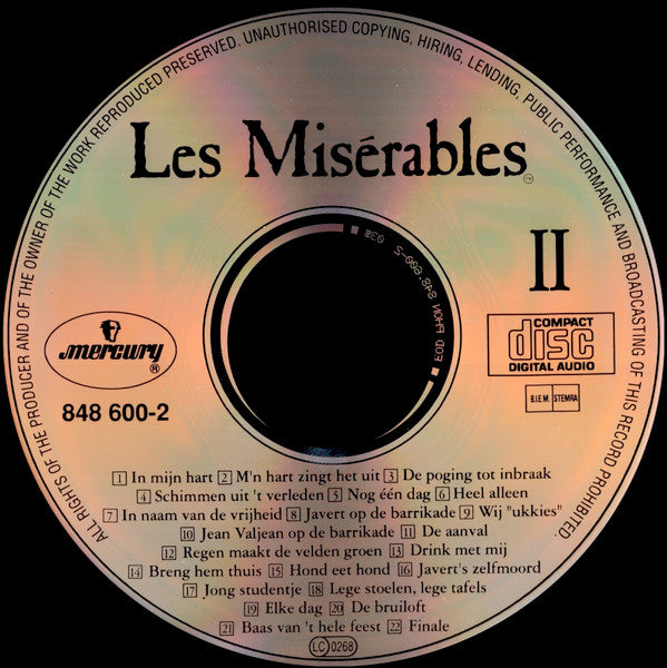 Alain Boublil, Claude-Michel Schönberg - Les Misérables (CD Tweedehands) - Discords.nl