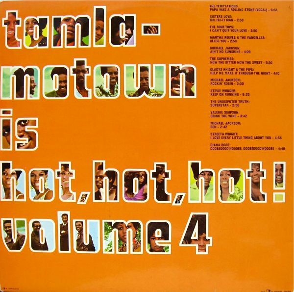 Various : Tamla-Motown Is Hot, Hot, Hot!  Volume 4 (LP, Comp, Gat)