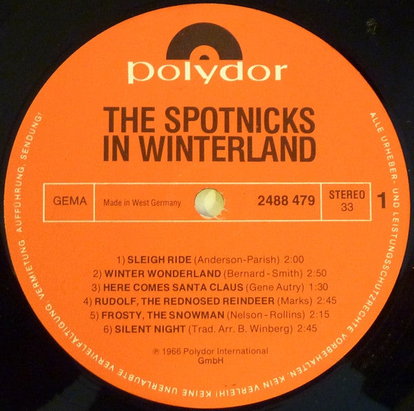 The Spotnicks : The Spotnicks In Winterland (LP, Album, RE)