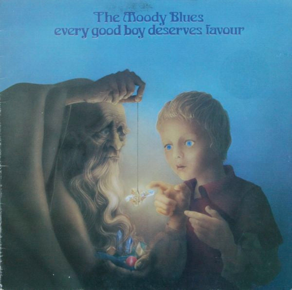 The Moody Blues : Every Good Boy Deserves Favour (LP, Album, RP, Pur)