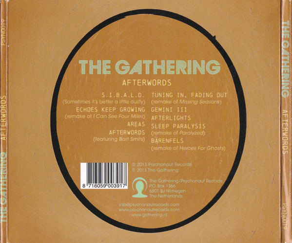 The Gathering : Afterwords (CD, Album)