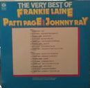 Frankie Laine, Patti Page And Johnnie Ray : The Very Best Of Frankie Laine Patti Page And Johnny Ray (LP, Comp)