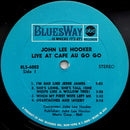 John Lee Hooker : Live At Cafe Au-Go-Go (LP, Album)
