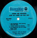 John Lee Hooker : Live At Cafe Au-Go-Go (LP, Album)