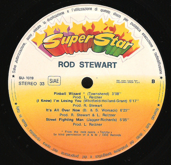 Rod Stewart : Rod Stewart (LP, Comp, Gat)