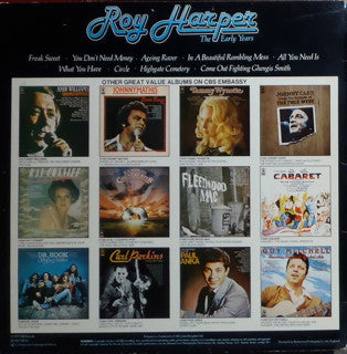 Roy Harper : The Early Years (LP, Album, RE)