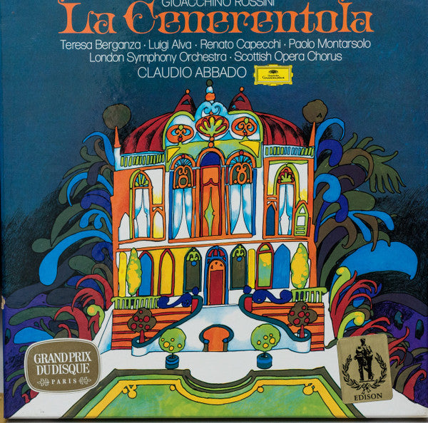 Gioacchino Rossini - Teresa Berganza · Luigi Alva · Renato Capecchi · Paolo Montarsolo, The London Symphony Orchestra · Scottish Opera Chorus, Claudio Abbado : La Cenerentola (3xLP, Album, RE + Box)