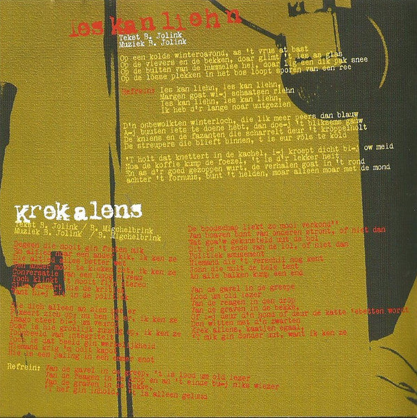 Bennie Jolink : Opa, Vertel Es (CD, Album)