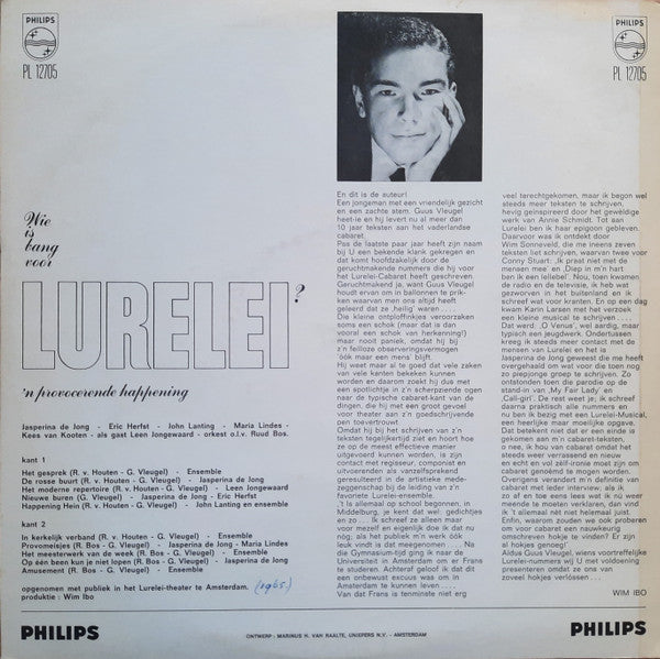Lurelei : Wie Is Bang Voor Lurelei? (Een Provo-cerende Happening) (LP, Album, Mono)