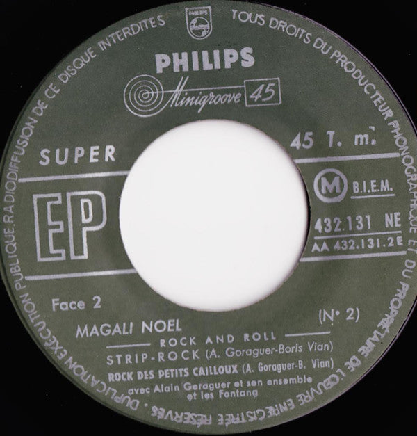 Magali Noël : N° 2 - Rock And Roll (7", EP, Mono)