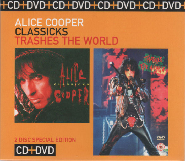 Alice Cooper (2) : Classicks / Trashes The World (CD, Comp, RE + DVD-V, RE, PAL + Box, Comp)