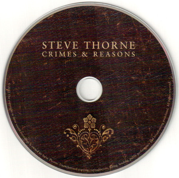 Steve Thorne : Crimes & Reasons (CD, Album)