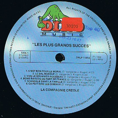 La Compagnie Créole : Les Plus Grands Succes (LP, Comp)