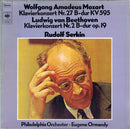 Wolfgang Amadeus Mozart, Ludwig van Beethoven, The Philadelphia Orchestra, Eugene Ormandy, Rudolf Serkin : Klavierkonzert Nr.27 B-Dur KV 595 / Klavierkonzert Nr.2 B-Dur Op. 19 (LP)