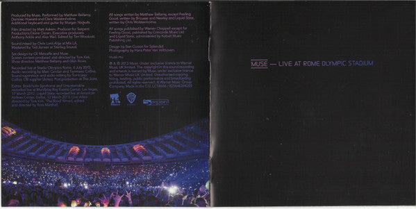 Muse : Live At Rome Olympic Stadium (CD, Album + Blu-ray)