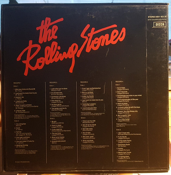 The Rolling Stones : The Rolling Stones (4xLP + Box, Comp)