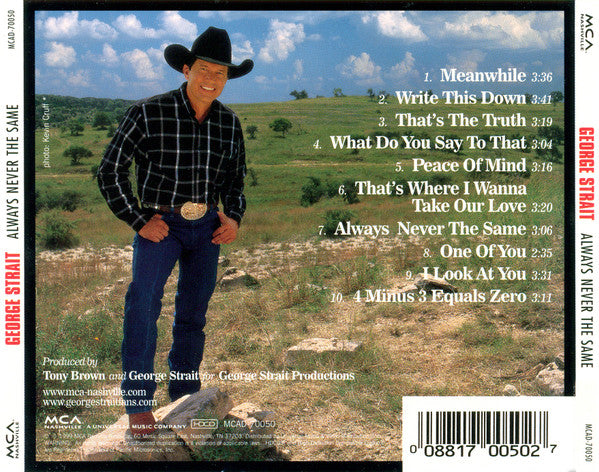 George Strait : Always Never The Same (HDCD, Album)